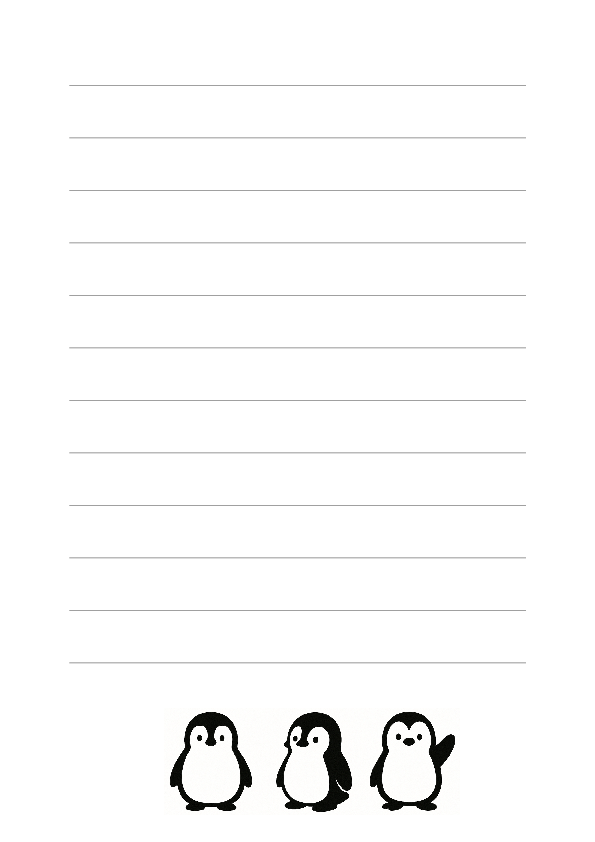 子供向けの便箋テンプレート