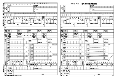 令和5年 源泉徴収票テンプレート１