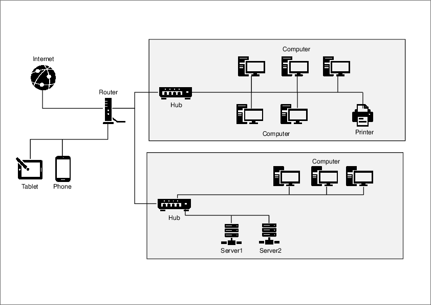 Silhouette illustのネットワーク向けシルエット素材例