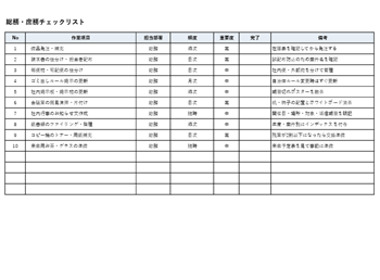 総務・庶務チェックリストテンプレート|備品管理や郵便物仕分けに使えるExcel・PDF