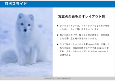 ビジネス説明用の図解レイアウトパワーポイントテンプレート02