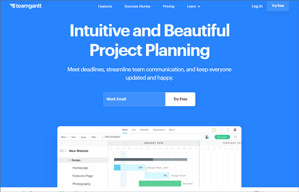 team gantt